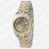 Replica Rolex Datejust 18k Gold 2-tone Green MOP Dial Diamond Markers - Image 2