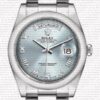 Replica Rolex Day-Date Ice Blue Dial Roman Markers 18k White Gold - Image 2