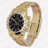 Replica Rolex Cosmograph Daytona Gold Black Newman Dial 18k Gold - Image 5
