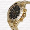 Replica Rolex Cosmograph Daytona Gold Black Newman Dial 18k Gold - Image 4
