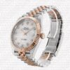 Replica Rolex Datejust 41mm 18k 2-Tone Jubilee Fluted Bezel MOP White Dial Diamond Markers - Image 5
