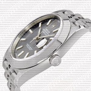 Replica Rolex Datejust 41mm Jubillee SS Rhodium Grey Dial Stick Markers - Image 5