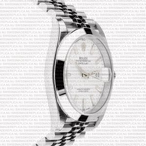 Replica Rolex Datejust 41mm Jubillee SS White Dial Stick Markers - Image 10