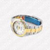 Replica Rolex Datejust 41mm 18k 2-Tone Yellow Gold Flat Three Piece Links Fluted Bezel MOP White Dial Diamond Markers - Image 4