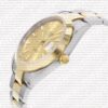 Replica Rolex Datejust 41mm 18k 2-Tone Yellow Gold Flat Three Piece Links Smooth Bezel Gold Dial Stick Markers - Image 5