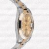 Replica Rolex Datejust 41mm 18k 2-Tone Yellow Gold Flat Three Piece Links Smooth Bezel Gold Dial Stick Markers - Image 4