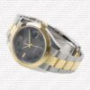 Replica Rolex Datejust 41mm 18k 2-Tone Yellow Gold Flat Three Piece Links Smooth Bezel Grey Roman Markers - Image 7