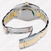Replica Rolex Datejust 41mm 18k 2-Tone Yellow Gold Flat Three Piece Links Smooth Bezel Gold Dial Stick Markers - Image 12