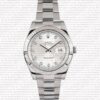 Replica Rolex Datejust 41mm 18k White Gold Silver Dial Diamond Markers - Image 5