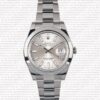 Replica Rolex Datejust 41mm SS Silver Dial Stick Markers - Image 6