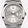 Replica Rolex Datejust 41mm SS Silver Dial Stick Markers - Image 2