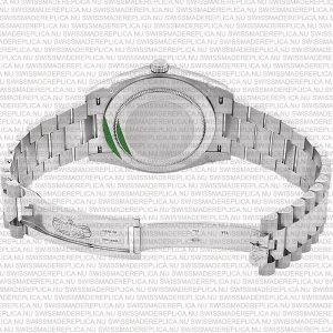 Replica Rolex Day-Date Black Dial Diamond Markers Diamond Bezel 18k white Gold - Image 3