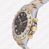 Replica Rolex Cosmograph Daytona 18k 2-tone Diamonds Black Dial - Image 3