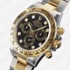 Replica Rolex Cosmograph Daytona 18k 2-tone Diamonds Black Dial - Image 5