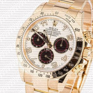 Replica Rolex Cosmograph Daytona White Dial 18k Gold - Image 4