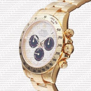 Replica Rolex Cosmograph Daytona White Dial 18k Gold - Image 3