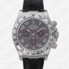 Replica Rolex Cosmograph Daytona White Gold Grey Dial Leather Band