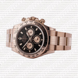 Replica Rolex Cosmograph Daytona Black Dial Everose Full Gold - Image 3