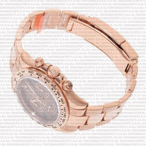 Replica Rolex Cosmograph Daytona Chocolate Dial Everose Full Gold - Image 5