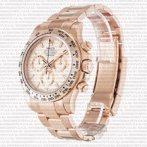 Replica Rolex Cosmograph Daytona Ivory Dial Everose Full Gold - Image 4