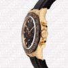 Replica Rolex Cosmograph Daytona Yellow Gold with Black Dial Rubber Band - Image 6
