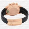 Replica Rolex Cosmograph Daytona Rose Gold with Chocolate Arabic Dial Rubber Band - Image 12