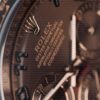 Replica Rolex Cosmograph Daytona Rose Gold with Chocolate Arabic Dial Rubber Band - Image 3