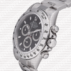 Replica Rolex Cosmograph Daytona Black Dial SS - Image 4