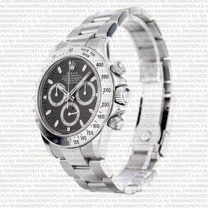 Replica Rolex Cosmograph Daytona Black Dial SS - Image 3