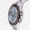 Replica Rolex Cosmograph Daytona 18k White Gold Ice Blue Dial Brown Ceramic Bezel - Image 6