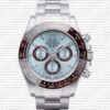 Replica Rolex Cosmograph Daytona 18k White Gold Ice Blue Dial Brown Ceramic Bezel