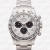 Replica Rolex Cosmograph Daytona SS White Gold White Dial with Arabic Marks