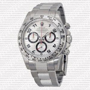 Replica Rolex Cosmograph Daytona Silver Dial 18k White Gold - Image 6