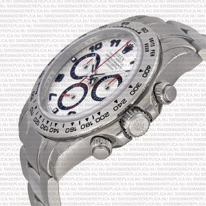 Replica Rolex Cosmograph Daytona Silver Dial 18k White Gold - Image 5