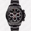 Replica Rolex Daytona All Black Dial Red Needle Ceramic Bezel 40mm