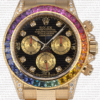 Replica Rolex Cosmograph Daytona Rainbow Bezel Diamond Markers 18k Gold - Image 2