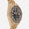 Replica Rolex GMT-Master II Jubilee 18k Yellow Gold Black Dial Ceramic Bezel 40mm - Image 11