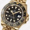 Replica Rolex GMT-Master II Jubilee 18k Yellow Gold Black Dial Ceramic Bezel 40mm - Image 3