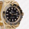 Replica Rolex GMT-Master II Jubilee 18k Yellow Gold Black Dial Ceramic Bezel 40mm - Image 8