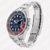Replica Rolex GMT-Master II 18K White Gold Blue/Red Ceramic Bezel - Image 6