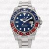 Replica Rolex GMT-Master II 18K White Gold Blue/Red Ceramic Bezel