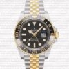 Replica Rolex GMT-Master II Jubilee 2Tone 18k Yellow Gold/904L Steel Black Dial Ceramic Bezel 40mm