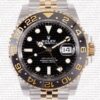 Replica Rolex GMT-Master II Jubilee 2Tone 18k Yellow Gold/904L Steel Black Dial Ceramic Bezel 40mm - Image 2
