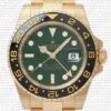 Replica Rolex GMT-Master II All Gold Green Dial Black Ceramic Bezel - Image 2
