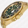 Replica Rolex GMT-Master II All Gold Green Dial Black Ceramic Bezel - Image 4