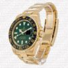 Replica Rolex GMT-Master II All Gold Green Dial Black Ceramic Bezel - Image 5