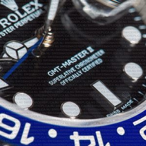 Replica Rolex GMT-Master II SS Blue/Black Ceramic Bezel - Image 3