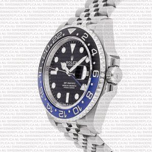 Replica Rolex GMT-Master II Jubilee SS Blue/Black Ceramic Bezel - Image 7