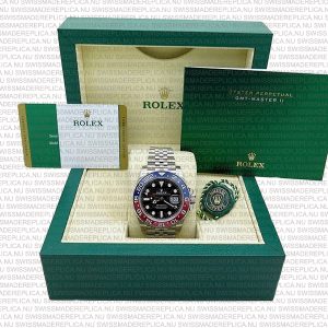 Replica Rolex GMT-Master II Jubilee SS Blue/Red Pepsi Ceramic Bezel - Image 22