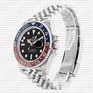 Replica Rolex GMT-Master II Jubilee SS Blue/Red Pepsi Ceramic Bezel - Image 9